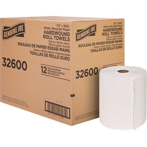 Genuine Joe GJO32600 Hardwound Roll Paper Towels