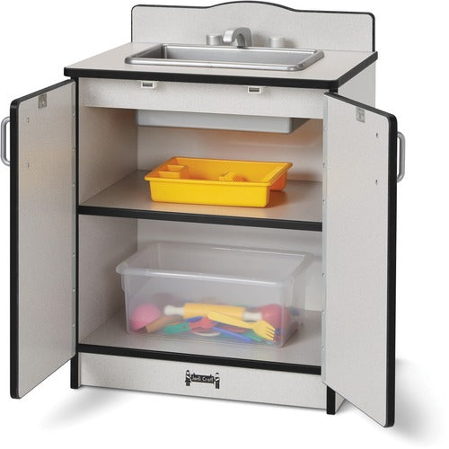 Rainbow Accents JNT2408JCWW180 - Culinary Creations Kitchen Sink - Black