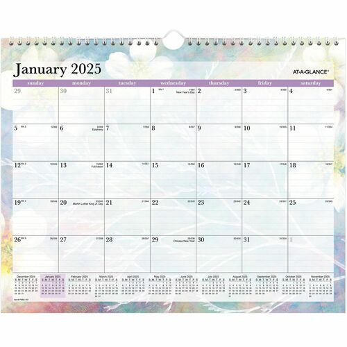At-A-Glance AAGPM83707 Dreams Wall Calendar