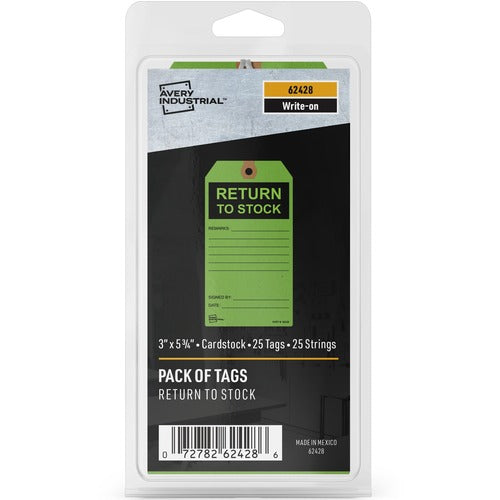 Avery® AVE62428 Avery® RETURN TO STOCK Preprinted Inventory Tags