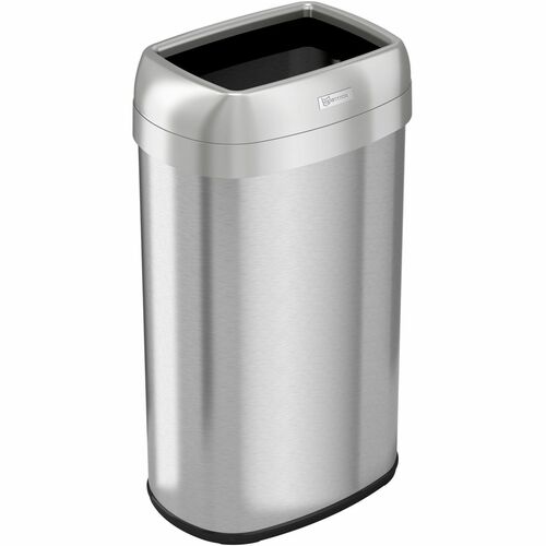 HLS Commercial HLCHLS16STV Stainless Steel Open Top Trash Can