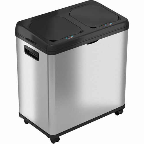 HLS Commercial HLCHLS16DCSS 16-Gallon Combo Sensor Trash Can