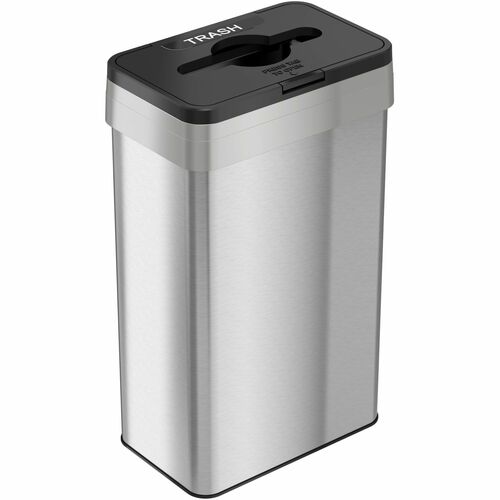 HLS Commercial HLCHLS21UOTTRS 21-Gallon Rectangular Open Trash Can