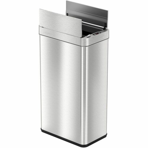HLS Commercial HLCHLS18WRSL 18 Gallon Wings Lid Sensor Trash Can