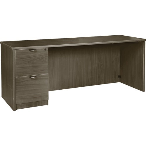 Lorell LLRPC2466LGE Prominence 2.0 Left-Pedestal Credenza