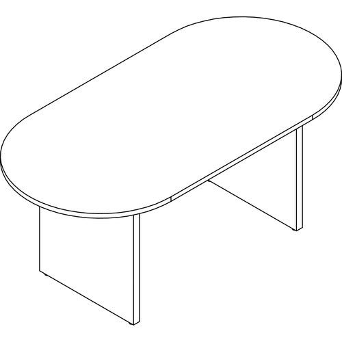 Lorell LLRPT7236GE Prominence 2.0 Racetrack Conference Table