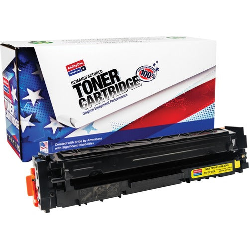 SKILCRAFT® NSN6945345 Remanufactured Laser Toner Cartridge 202A, 202X - Yellow - 1 Each