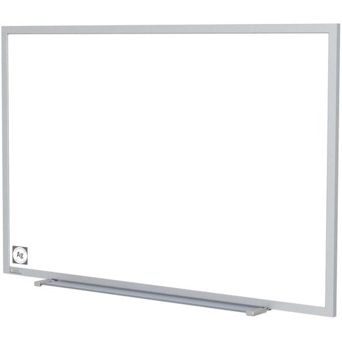 Ghent GHEM4454 Hygienic Porcelain Whiteboard with Aluminum Frame