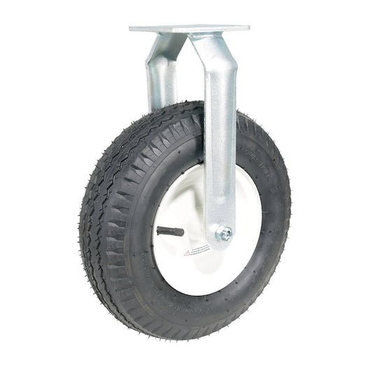 Vestil CST-PN-12X3.5-R Pneumatic Rigid Caster 12 In. Diameter x 3-1/2 In. Width 300 Lb. Capacity Black/White