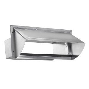 Lambro 1060 3 1/4 Inch X 10 Inch Aluminum Wall Exhaust Vent