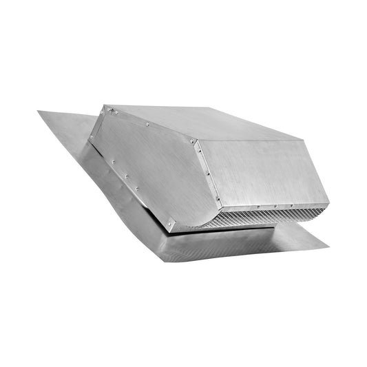 Lambro 107 Aluminum Exhaust Roof Vent – 3-1/4 Inch X 10 Inch Or Ducts Up To 10 Inch Round