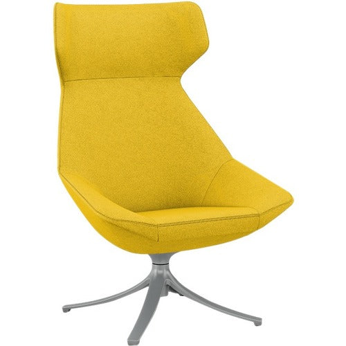 9 to 5 Seating NTF9236LGSFLA Jax High-back Lounge Chair with Swivel Base