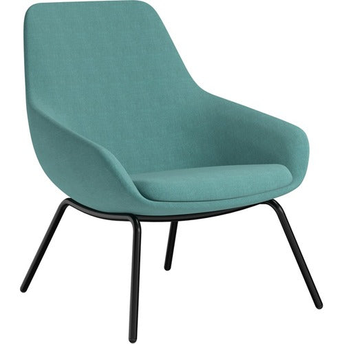 9 to 5 Seating NTF9101LGBFCD 4-leg Lilly Lounge Chair
