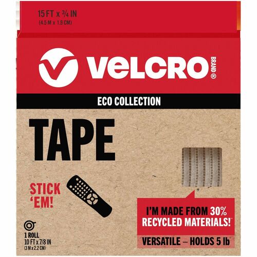 VELCRO® VEK30195 Eco Collection Adhesive Backed Tape