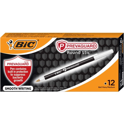 BIC BICGSAM11BK PrevaGuard Round Stic Ballpoint Pen