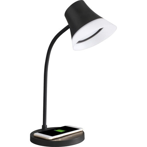 OttLite OTTCS03KQISHPR Shine Charging LED Desk Lamp