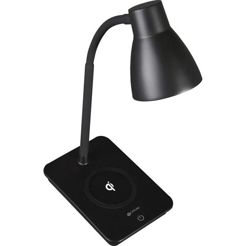 OttLite OTTCSA26KUQSHPR Infuse LED Desk Lamp with Wireless Charging