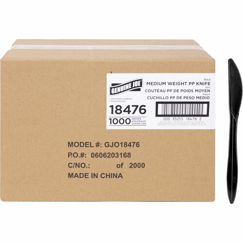 Genuine Joe GJO18476 Medium-weight Individually Wrapped Knives