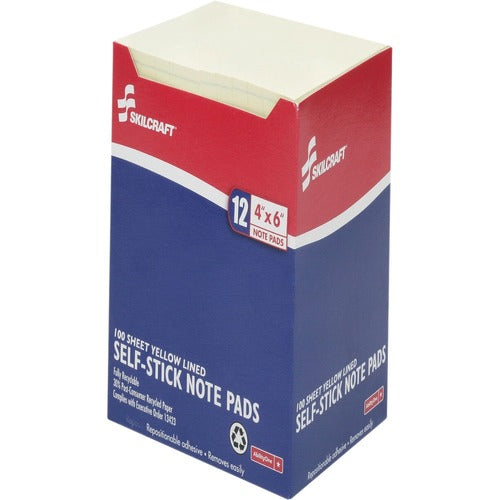 SKILCRAFT® NSN2733755 SKILCRAFT Self-Stick Note Pads