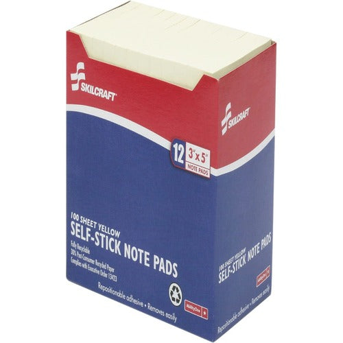 SKILCRAFT® NSN1167865 SKILCRAFT Self-Stick Note Pads
