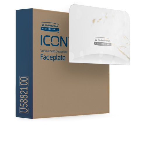 Kimberly-Clark Professional KCC58821 ICON Standard Roll Vertical Toilet Paper Dispenser Faceplate