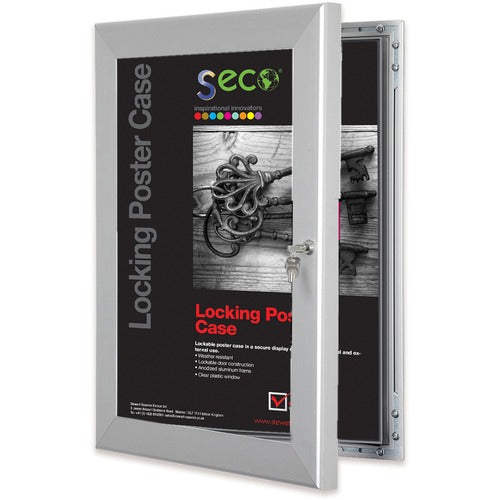 Seco SSCLCASE1824SV Locking Poster Case