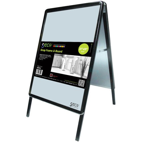 Seco SSC2228ABBLACK Snap Frame A-board Sidewalk Sign