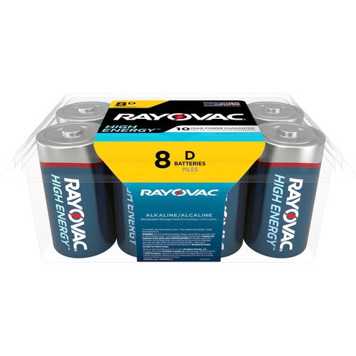 Rayovac RAY8138PP High-Energy Alkaline D Batteries