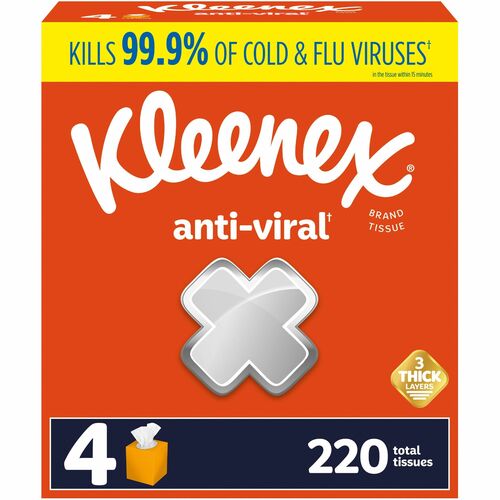 Kleenex KCC54506 Anti-viral Facial Tissue