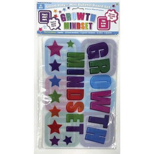 Ashley ASH96009 Smart Poly Growth Mindset Mini Bulletin Board Set