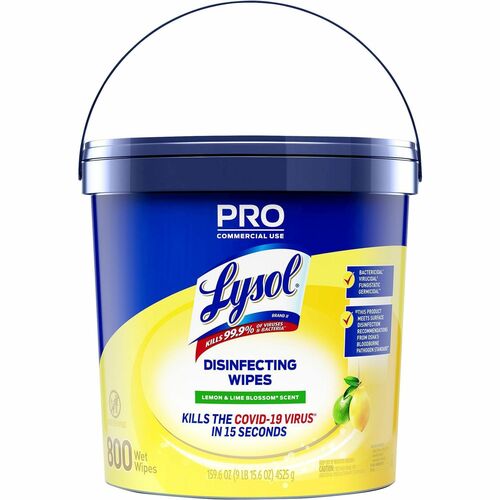 Lysol RAC99856 Disinfecting Wipe Bucket w/Wipes