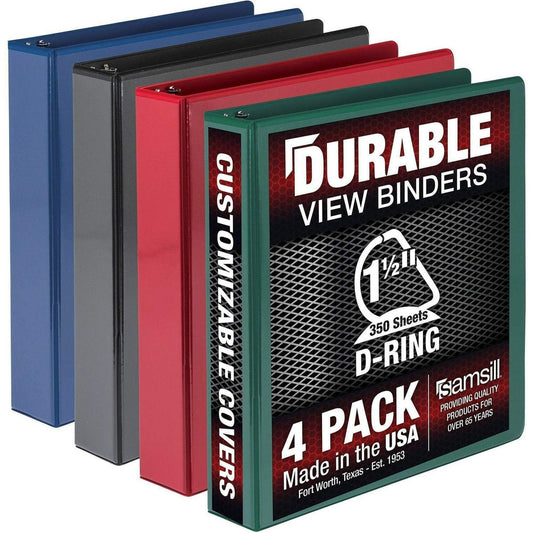 Samsill SAMMP46458 Durable View Binders