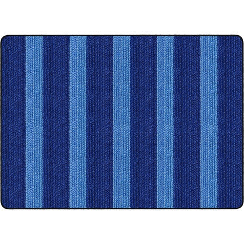 Flagship Carpets FCIFA100632FS Basketweave Stripes Classroom Rug