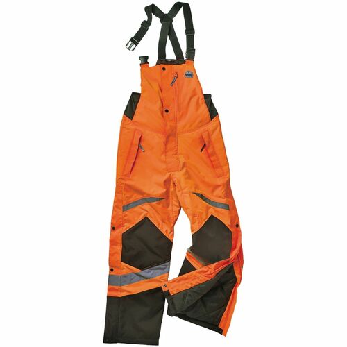 Ergodyne EGO25635 8928 Hi-Vis Insulated Rain Bibs