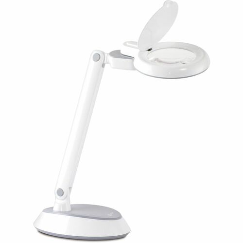 OttLite OTTCSG9708CSHPR Space-Saving LED Magnifier Desk Lamp