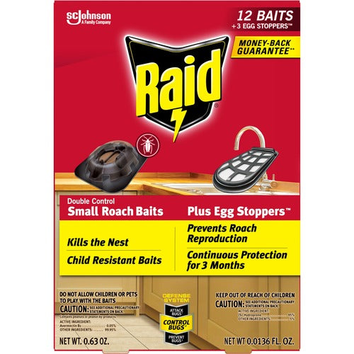 Raid SJN334861 Double Control Small Roach Baits