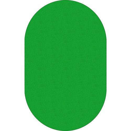 Flagship Carpets FCIAS45LG Classic Solid Color 12' Oval Rug