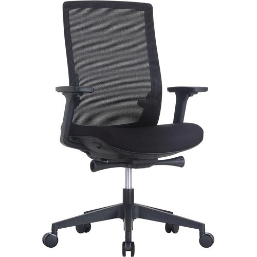 Lorell LLR42180 Mid-back Mesh Chair