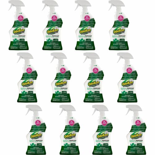 OdoBan ODO910062Q12CT Eucalyptus Deodorizer Disinfectant Spray
