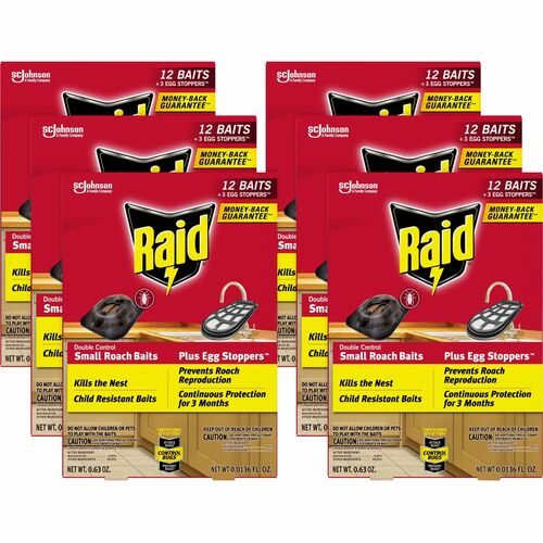 Raid SJN334861CT Double Control Small Roach Baits