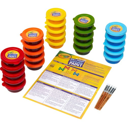 Crayola CYO542313 Spill Proof Washable Paint Set