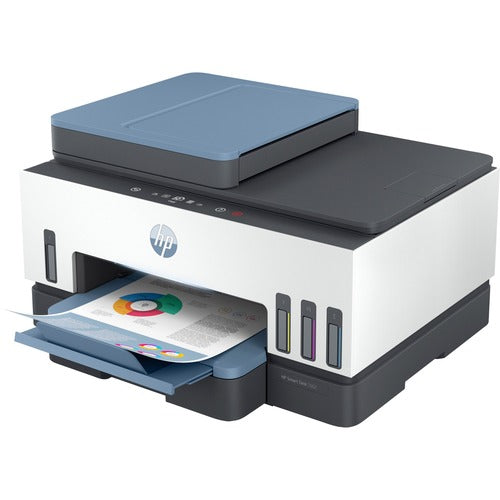 HP HEW28B98A 7602 Wireless Smart Tank Inkjet Multifunction Printer - Color - White