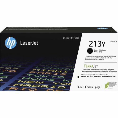 HP HEWW2130Y 213Y Original Laser Toner Cartridge - Black - 1 Each