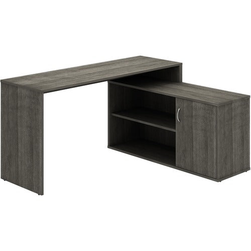 LYS LYSDK103RRWC L-Shape Workstation with Cabinet