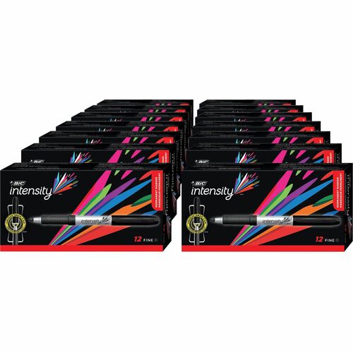 BIC BICGPM11BKCT Mark-it Fine Point Permanent Markers