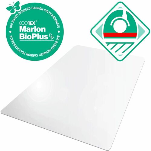 Floortex FLRNRCMFLBS0004 Ecotex Marlon BioPlus® Chair Mat for Hard Floors