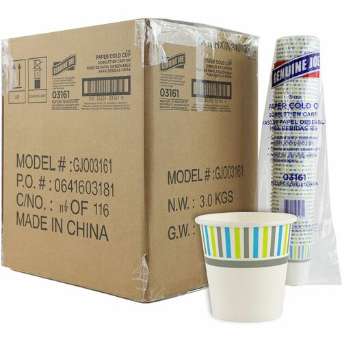 Genuine Joe GJO03161CT 3 oz Cold Cups