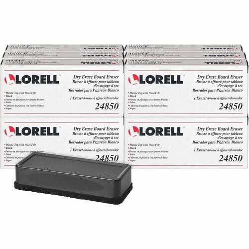 Lorell LLR24850BX Dry-Erase Board Erasers