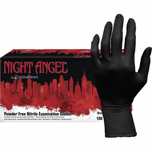 NIGHT ANGEL HOSNGL226 Nitrile Powder Free Exam Glove