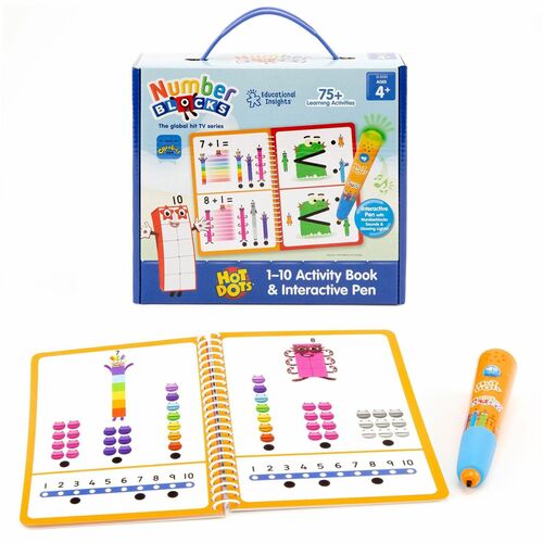 Educational Insights LRN2550 Numberblocks Activity Book Interactive Printed Book